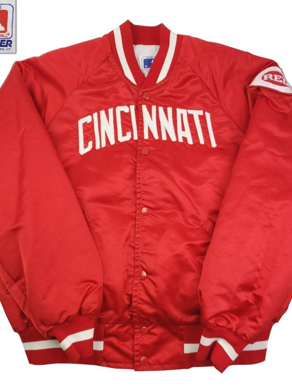 Cincinnati Reds Vintage Starter Jacket Satin Bomber MLB Baseball USA XL